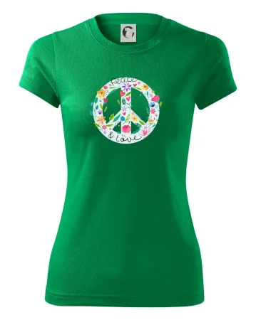 Peace and love symbol