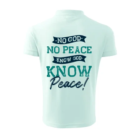 No God no peace, know God know peace