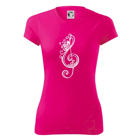 Husľový kľúč kvety