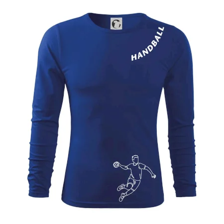 Handball nápis šikmo