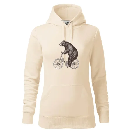 Medveď na bicykli