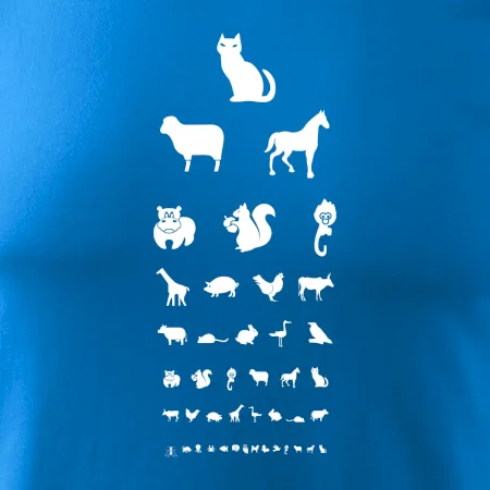 Očný test zvieratká