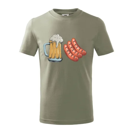 Pivo a klobása
