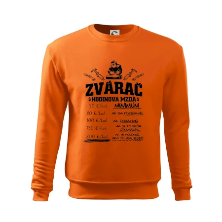 Hodinová mzda zvárač