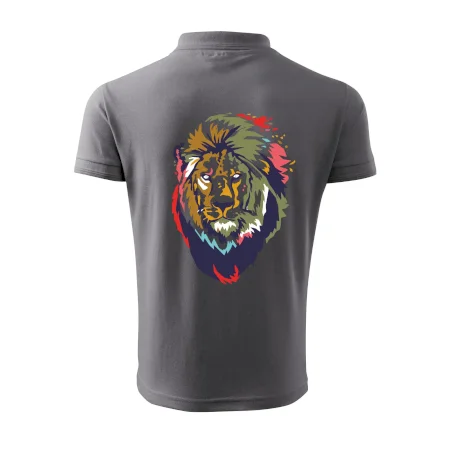 Hlava leva kreslená jednoduchá