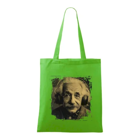 Albert Einstein so slúchadlami
