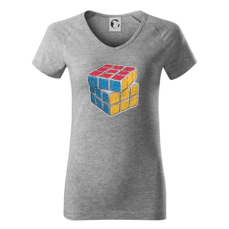 Rubikova kocka kreslená