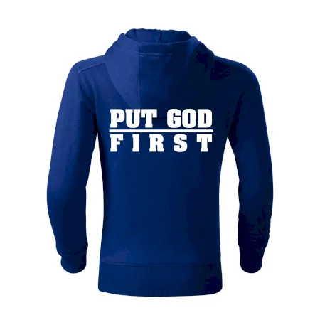 Put God first hrubý nápis