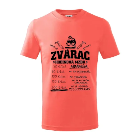 Hodinová mzda zvárač