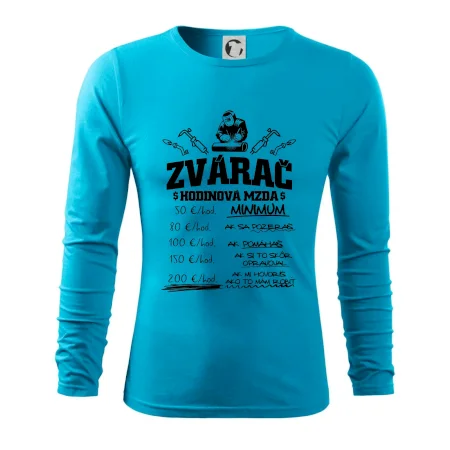 Hodinová mzda zvárač