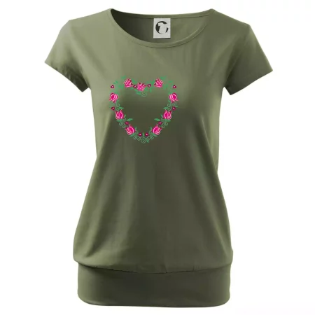 Červené tulipánové srdiečko (Pecka design)