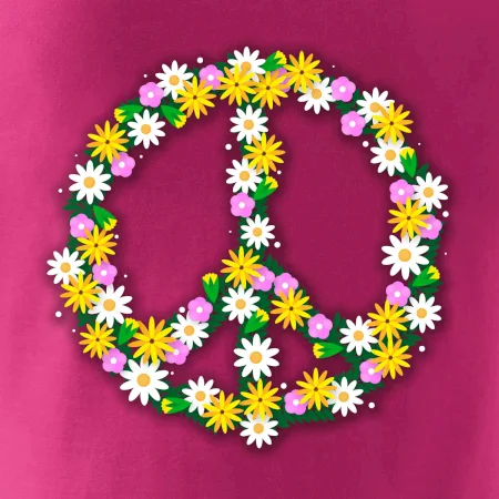 Peace symbol margaréty