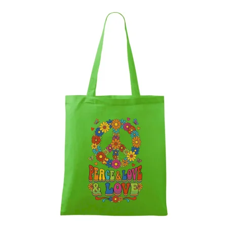 Peace and love - na výšku s květy