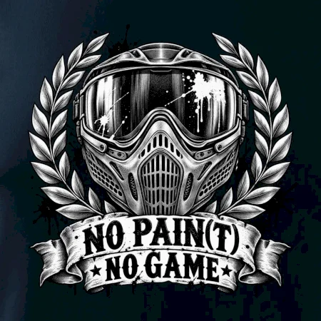 No Paint, No Game – motív s maskou
