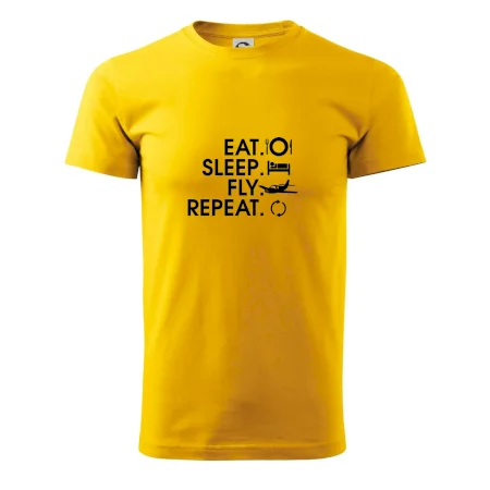 Eat sleep fly repeat