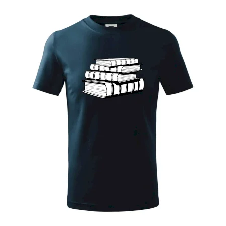 Knihy čiernobiele na sebe