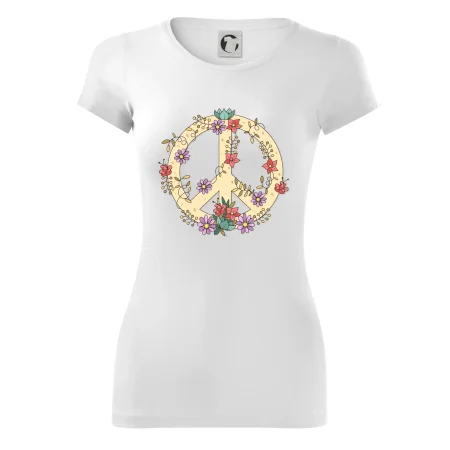 Peace symbol pieskový