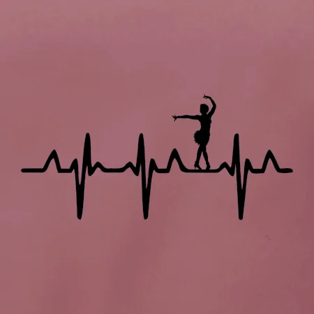 EKG tanečnice salsy