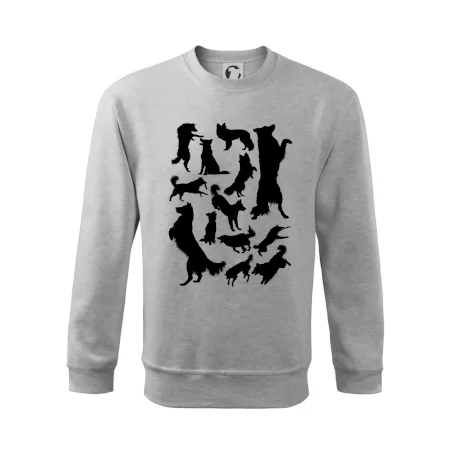 Border kólia siluety