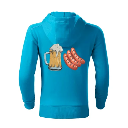 Pivo a klobása