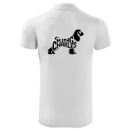 Kavalier king Charles španiel nápis v tele