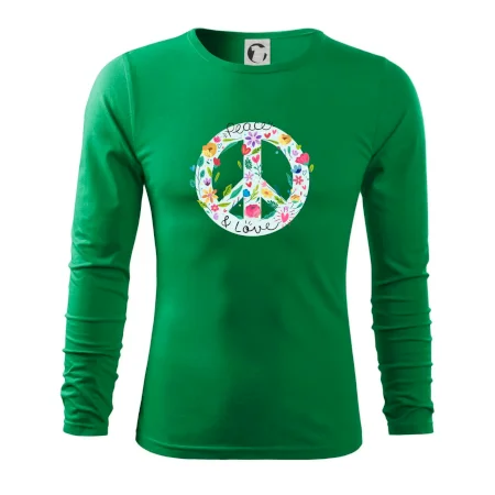 Peace and love symbol