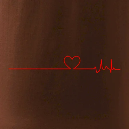 Poker EKG srdce červené