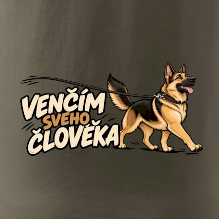 Venčím svého člověka - německý ovčák