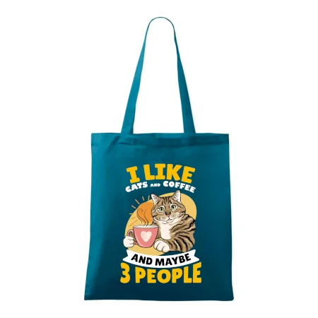 I like cats and coffee and maybe 3 people