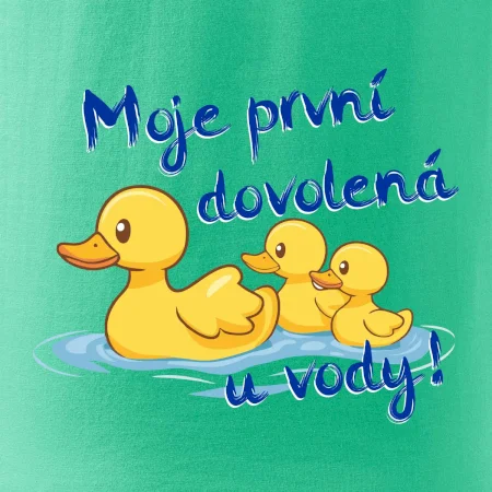 Moje první dovolená u vody - sourozenci