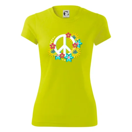 Peace symbol abstraktný