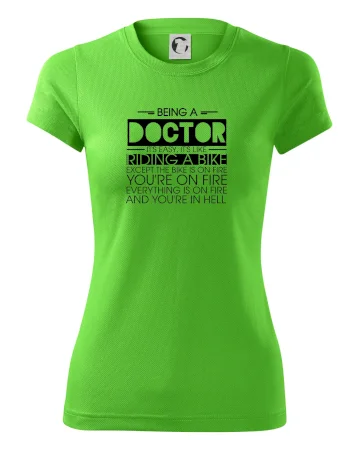 Being a doctor - bike