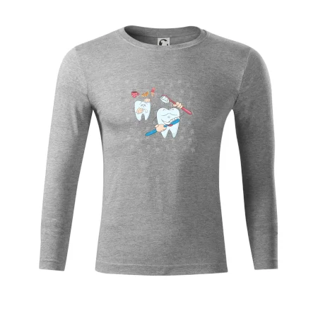 Zubárske tričko - kefka a jedlo