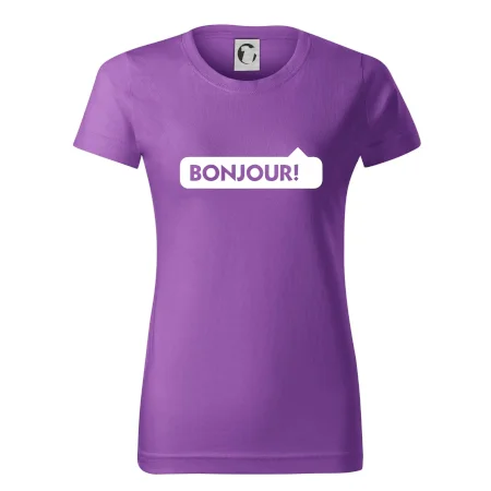 Nápis Bonjour