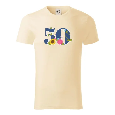 Kvetinové číslo kreslené - 50
