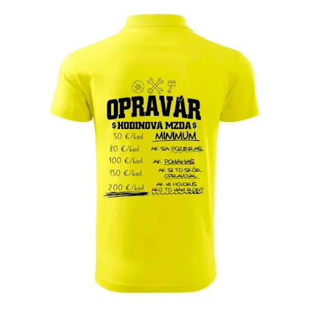 Hodinová mzda - opravár