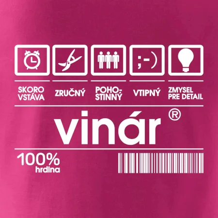 Čiarový kód - vinár