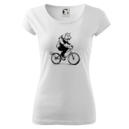 Vlk na bicykli