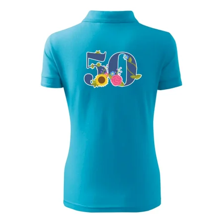 Kvetinové číslo kreslené - 50