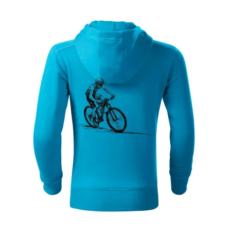 MTB kreslený cyklista