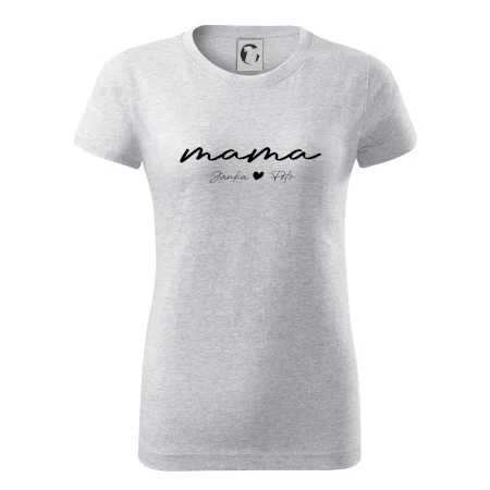Mama - tričko menami deti písacie