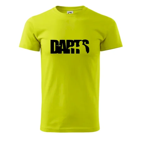 Darts - nápis so šípkarom