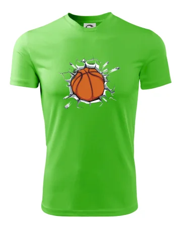 Basketbal lopta v triku