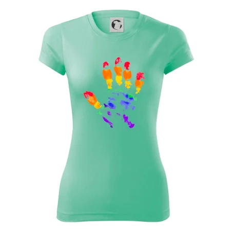 LGBT hand print