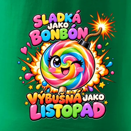 Sladké duhové lízátko s výbušnou náladou