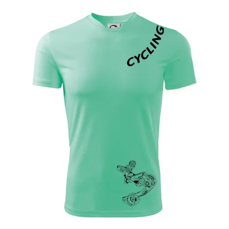 Cycling nápis šikmo