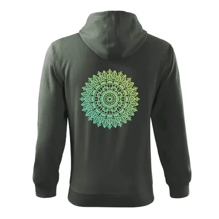 Mandala zelenožlutá