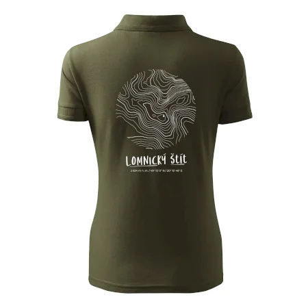 Lomnický štít - vrstevnice v kruhu