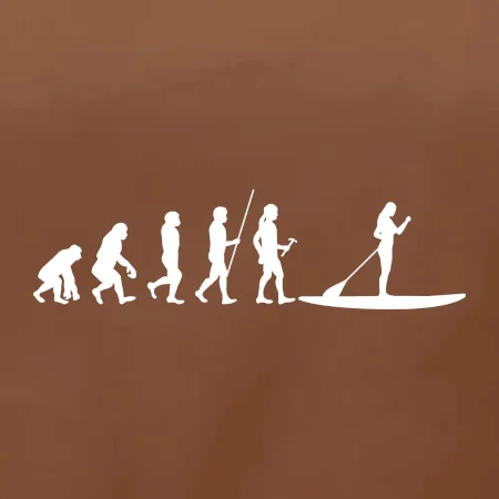 Evoluce paddleboard žena