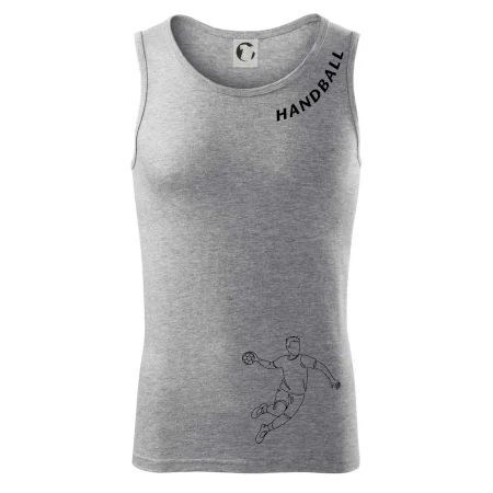 Handball nápis šikmo